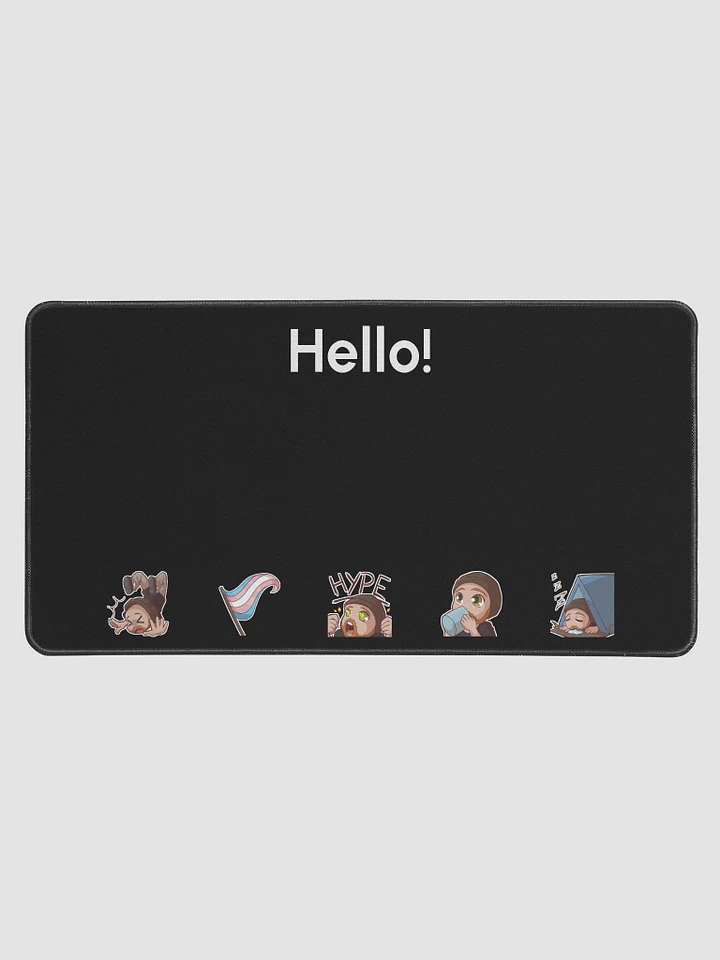 Hello! & Emotes Desk Mat product image (1)