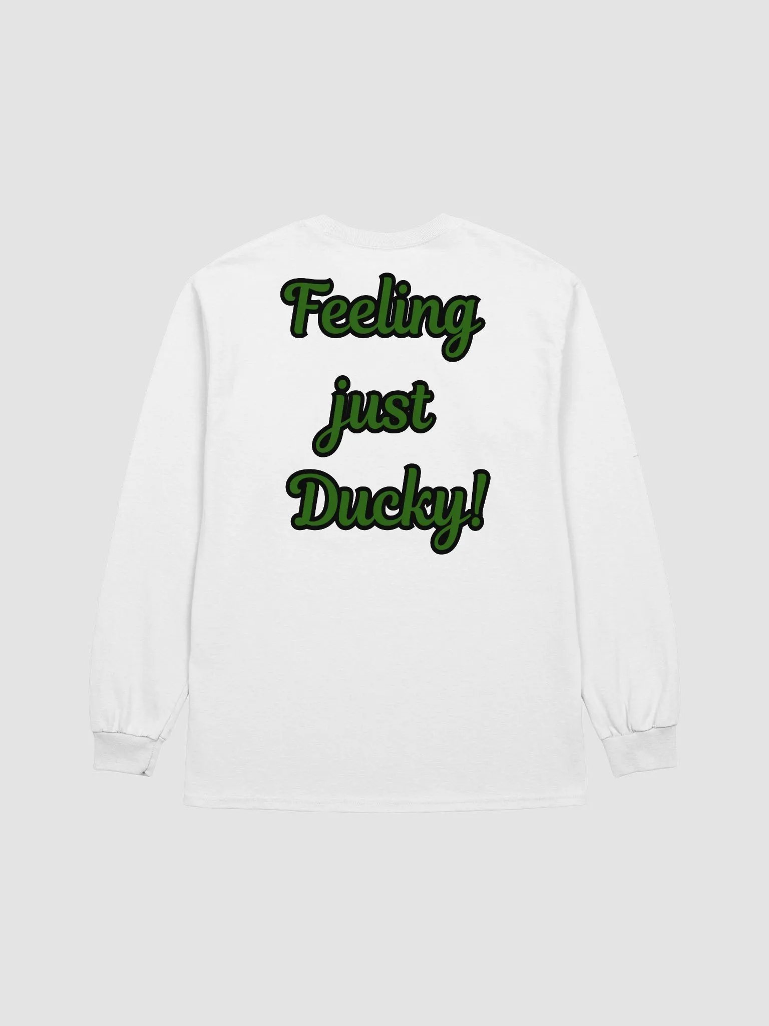 Quirky 'Feeling Just Ducky!' Long Sleeve Tee product image (3)