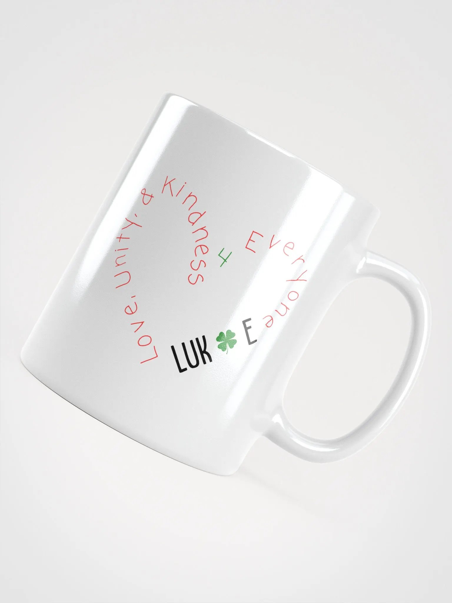 Connected Hearts White Glossy Mug product image (11)