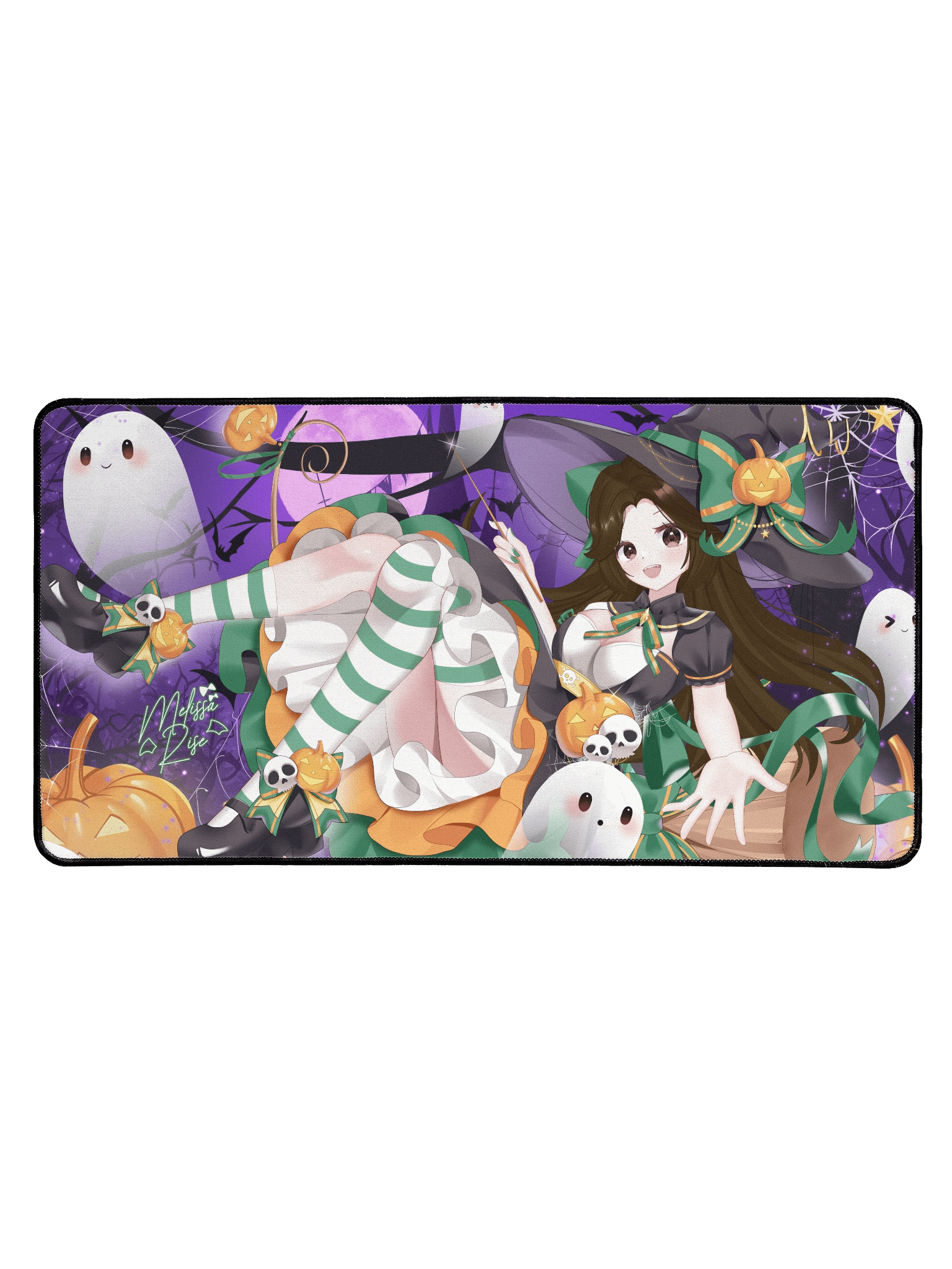 Signed Halloween Ghost Witch Deskmat product image (1)