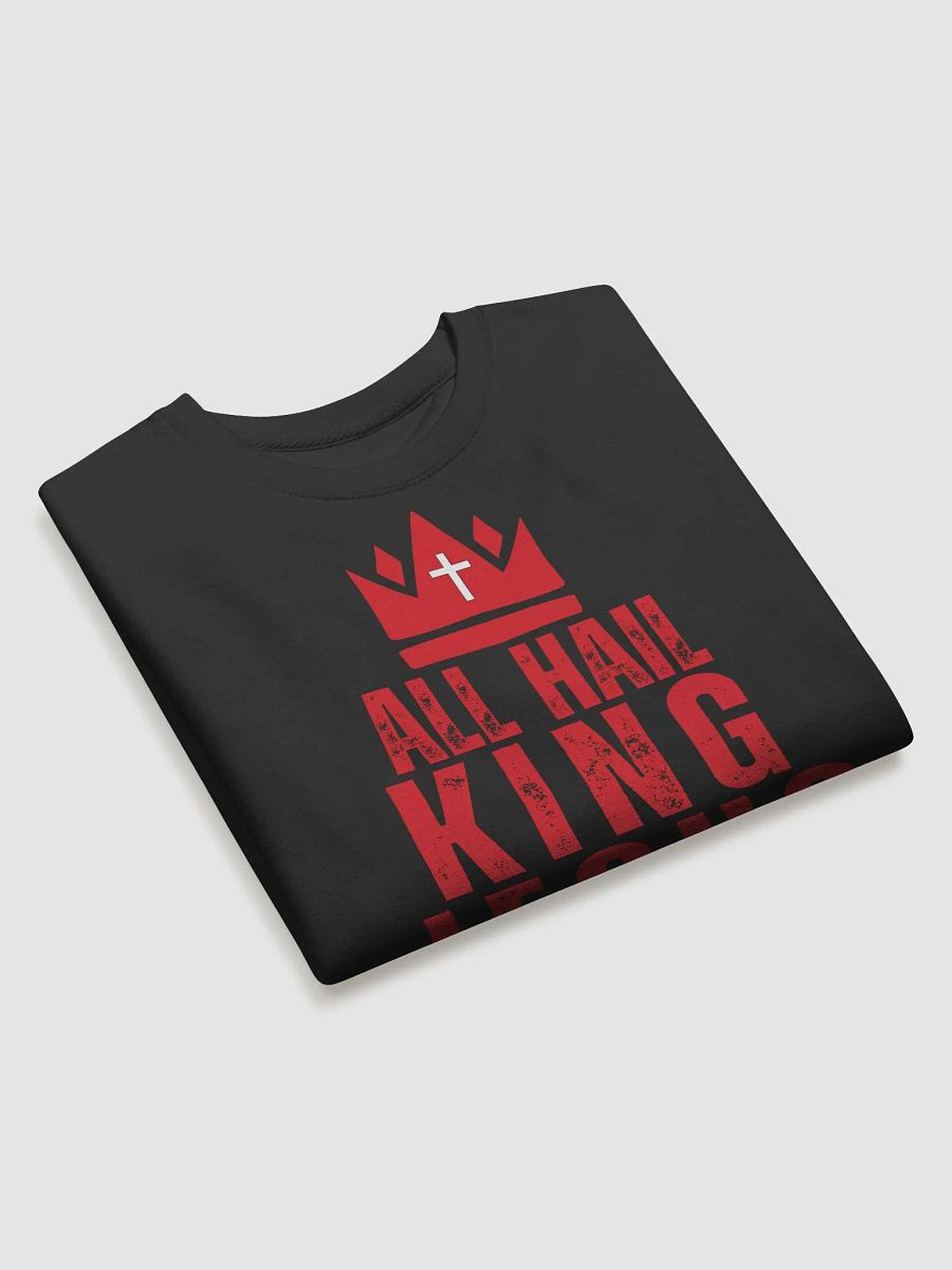 Abide In Him Christian Clothing - All Hail King Jesus Premium Sweatshirt product image (3)