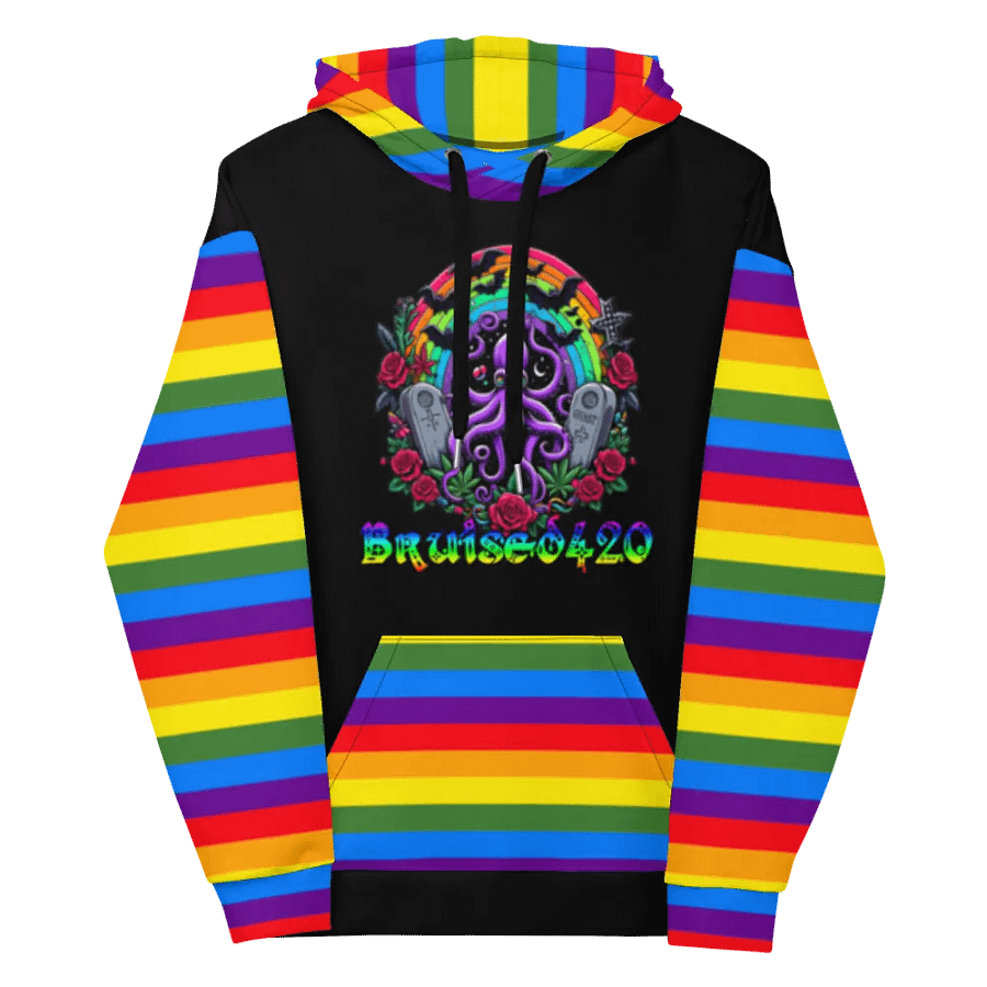 Gothic Octopus Dream All-Over Hoodie product image (7)