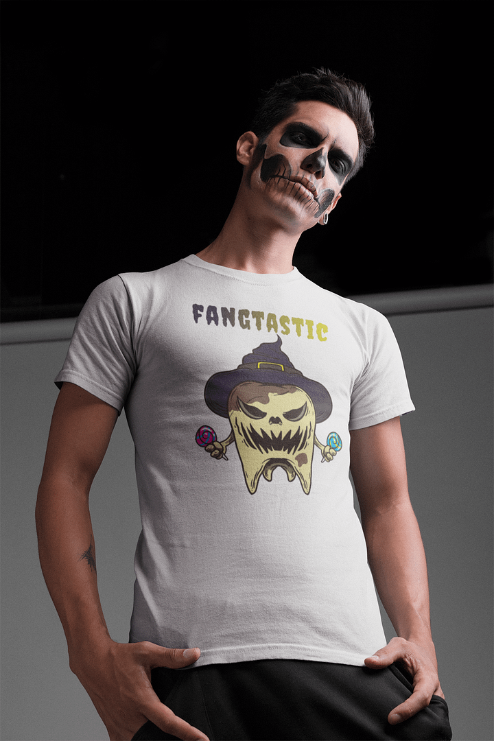 Fangtastic Skull Halloween Tee product image (1)