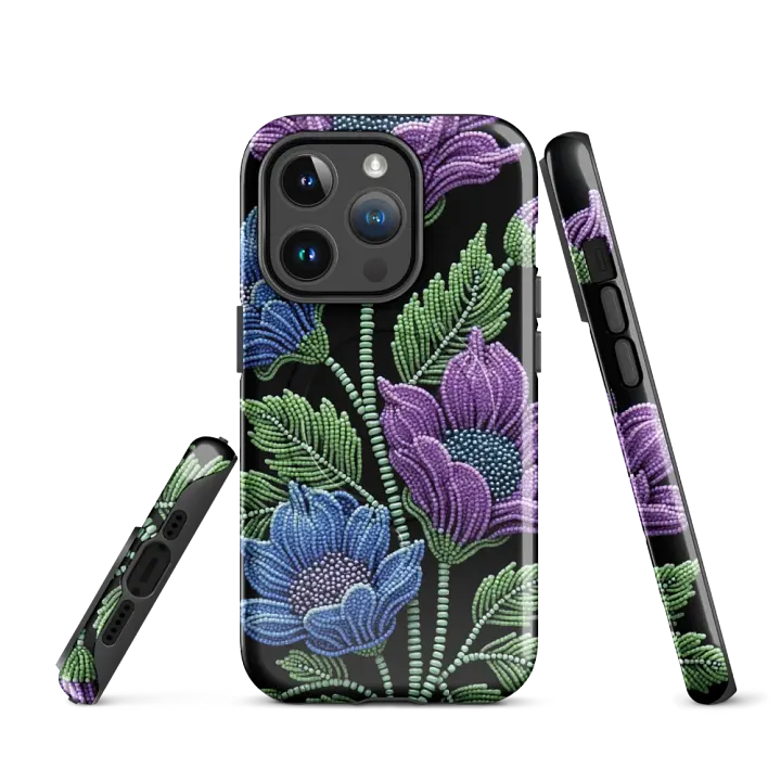 Floral Beadwork iPhone® Tough Case product image (2)