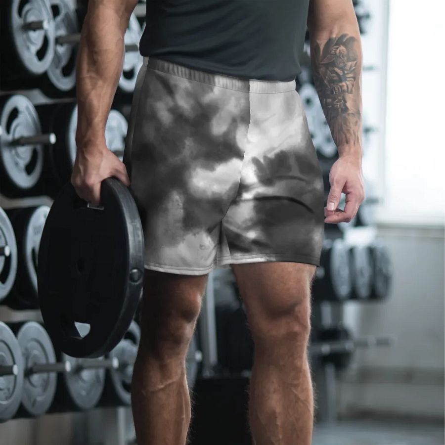 STELLAR AMENITY Nebula Sky Athletic Long Shorts product image (5)