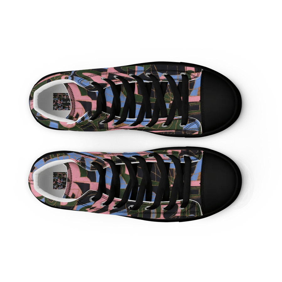 Squid Men's High Top Canvas Shoes product image (8)
