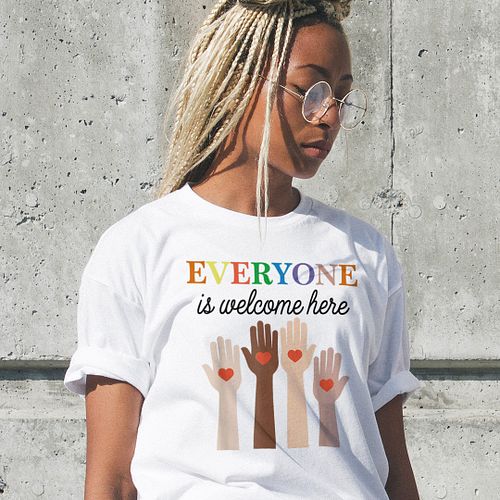 Everyone is Welcome Here T-shirt