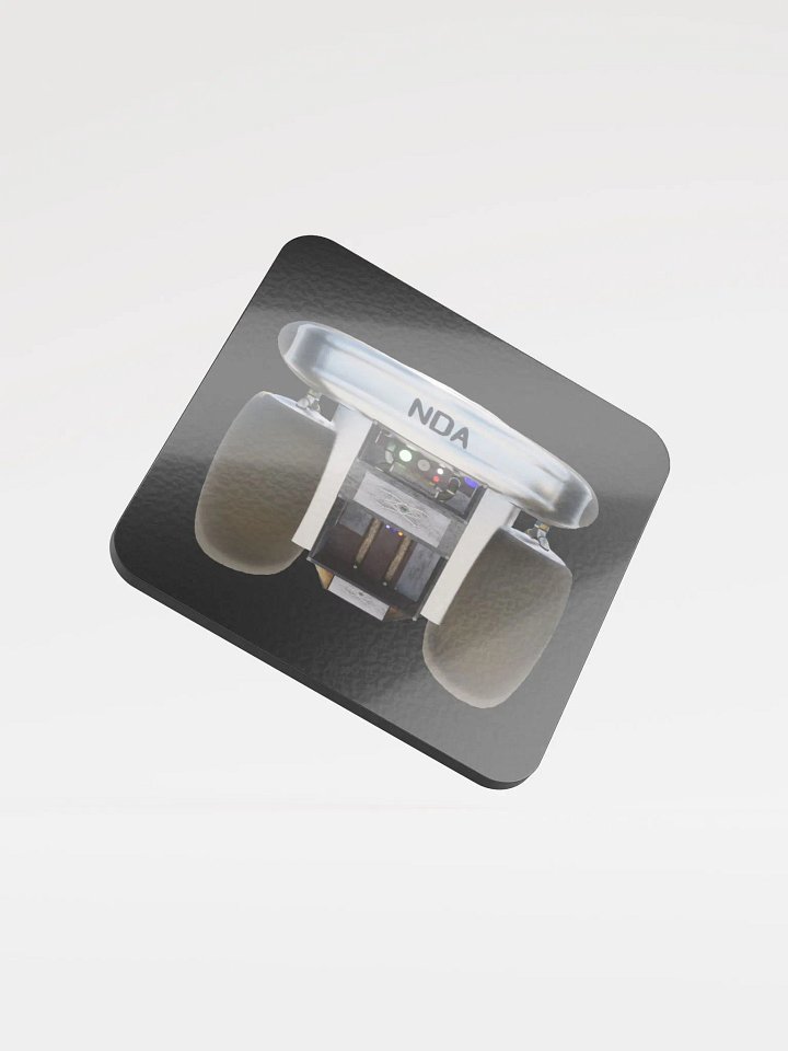 NDA Jetpack Black Glossed Cork Coaster product image (1)