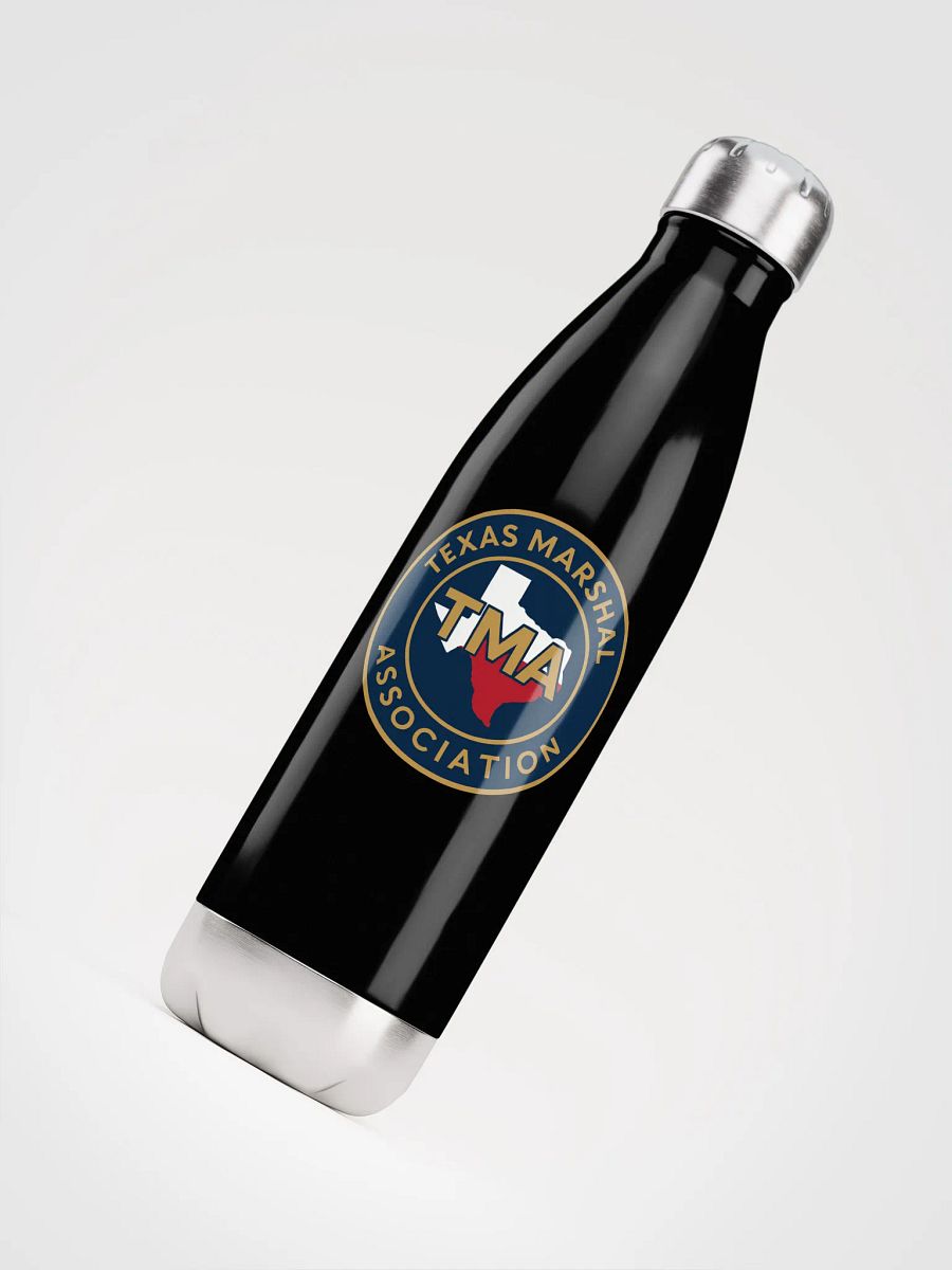 Texas Marshal Association Stainless Steel Emblem Water Bottle product image (7)