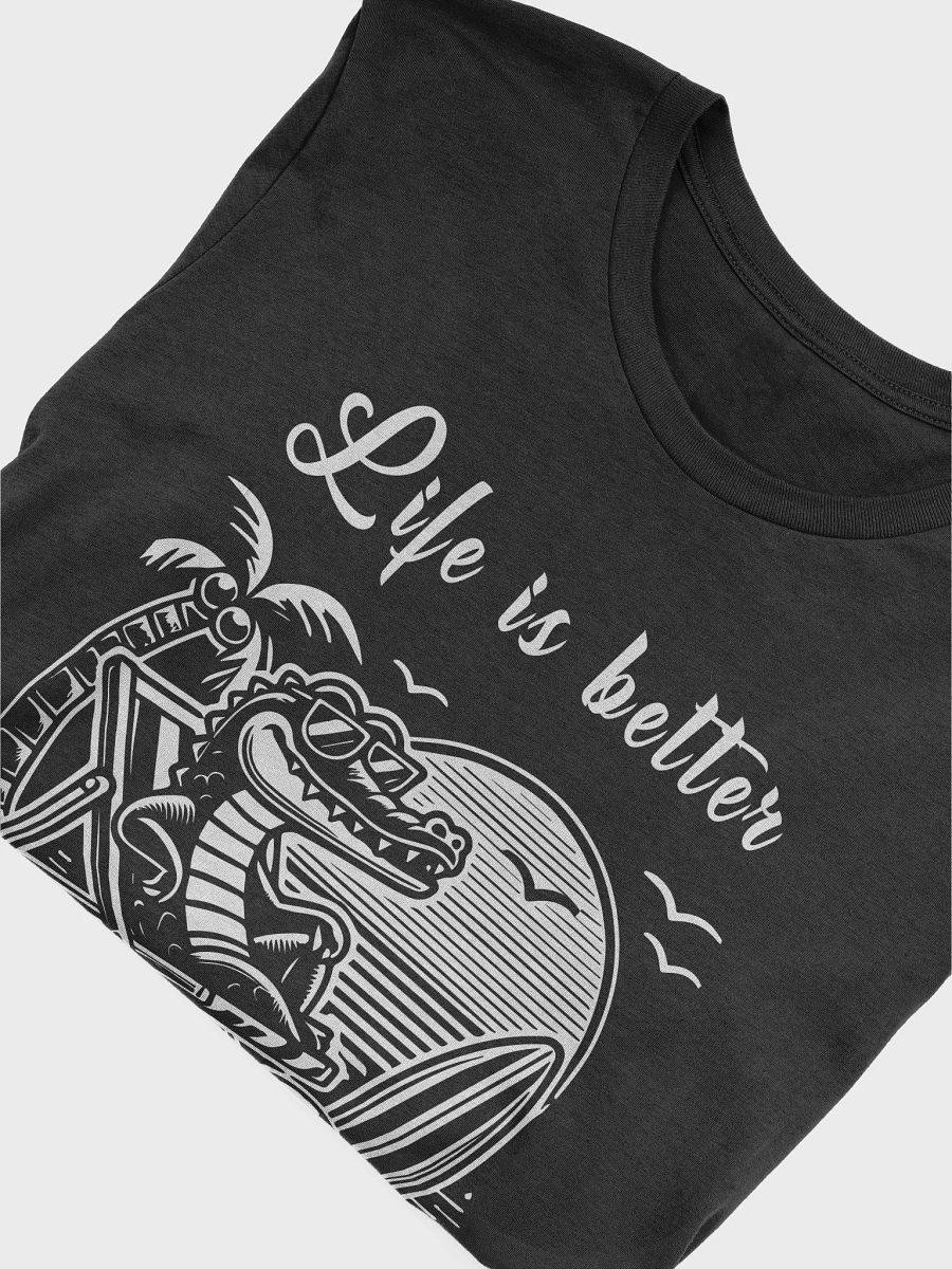 Vintage Crocodile Beach T-Shirt – Life is Better Relaxed product image (5)