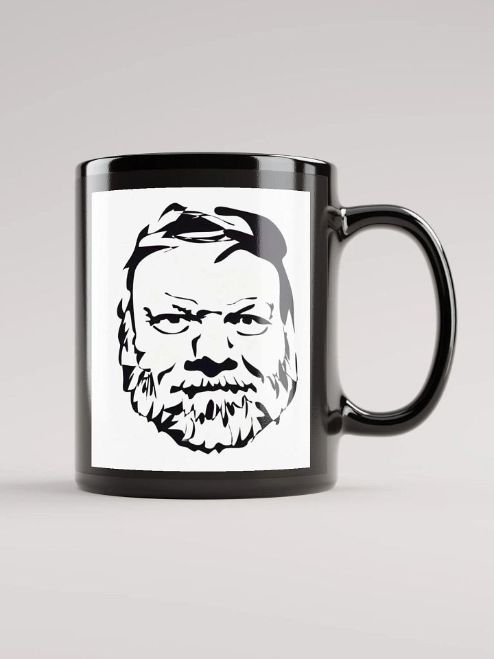 Wise Beard Man Mug (Black) product image (1)