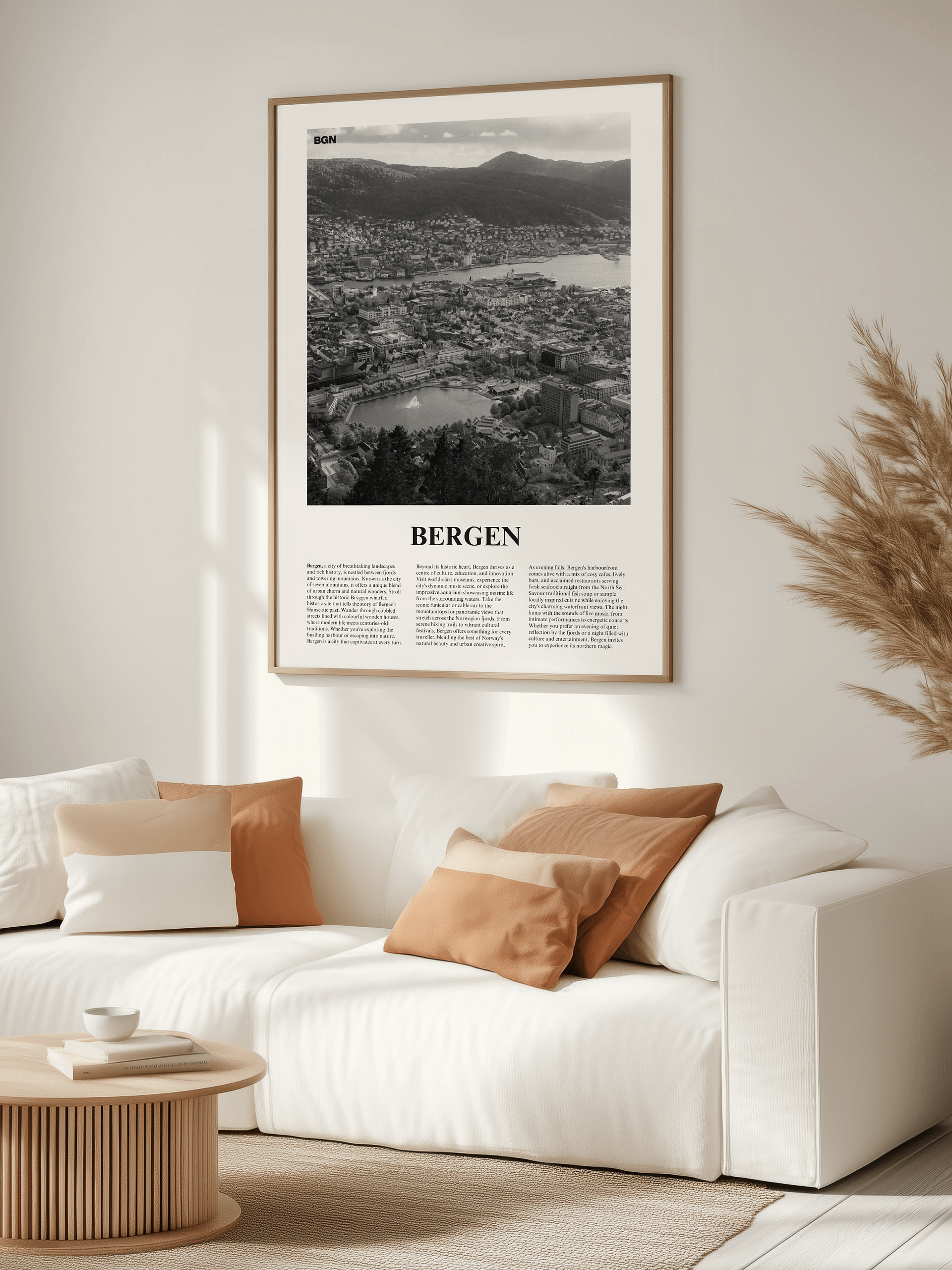 Bergen 02 Newspaper Poster | Framed product image (3)