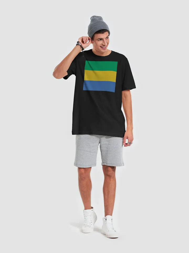 Exclusive Unisex Gabon Flag Graphic Tee by Graphic Grove product image (2)