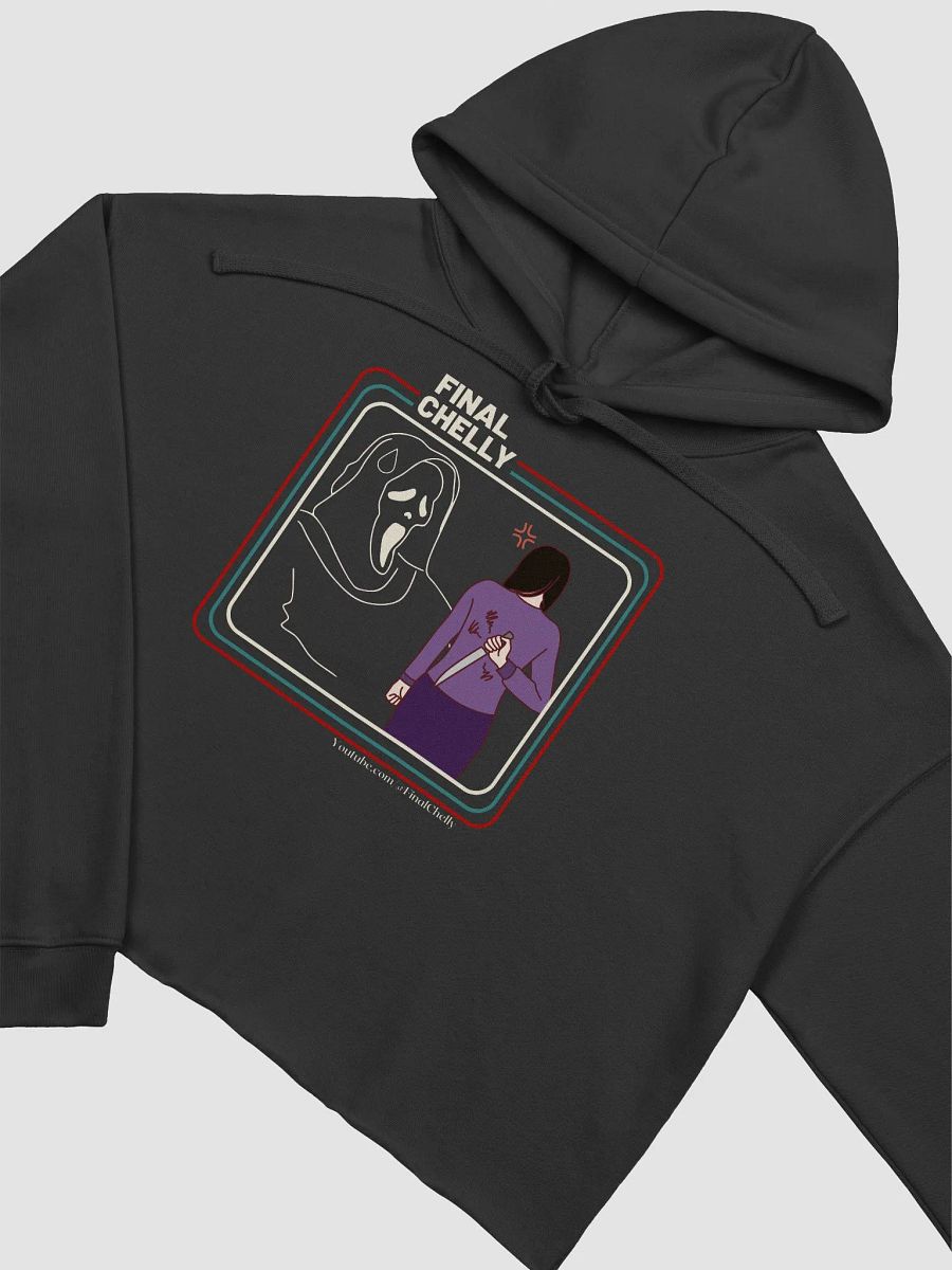 Big Mad Womens Printed Crop Top Hoodie product image (3)