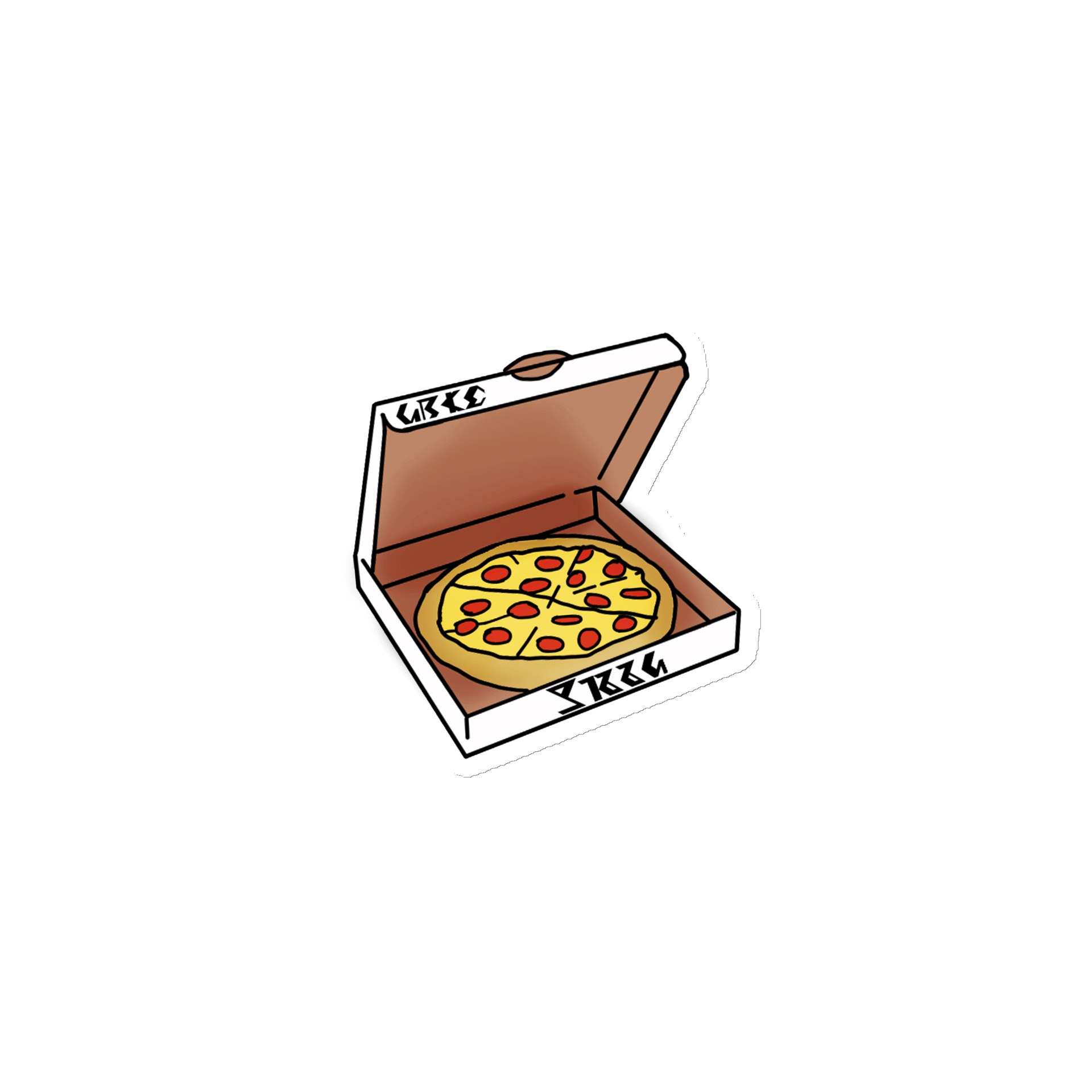 Pepperoni Pizza Die-Cut Magnet product image (1)