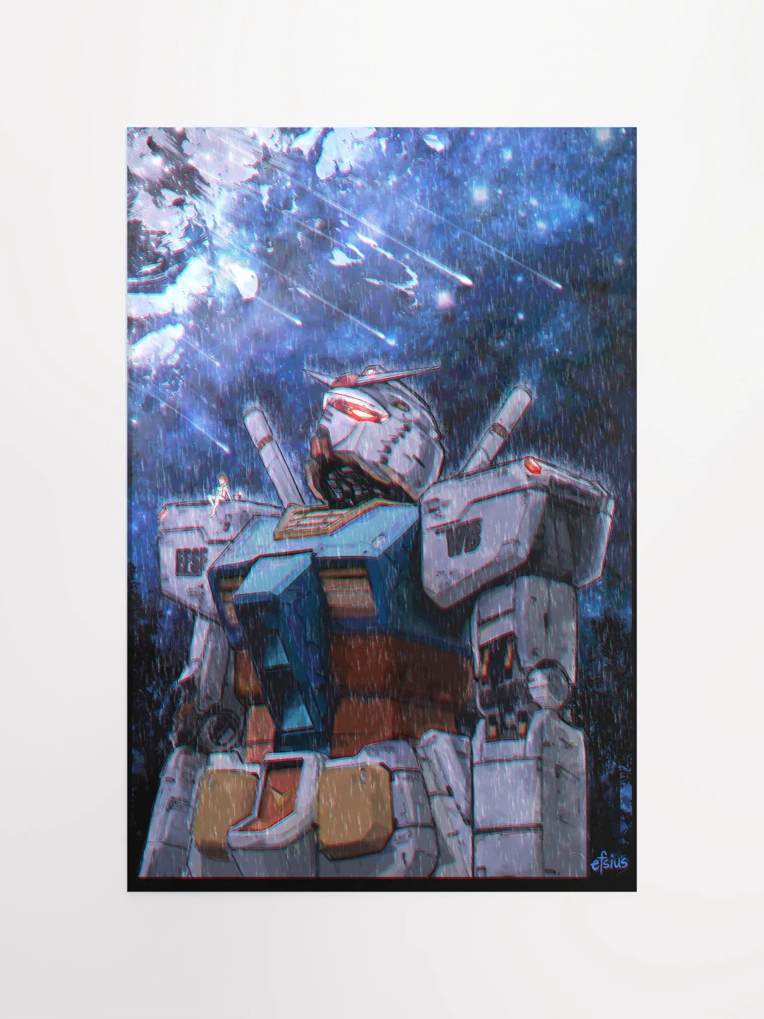 Gundam RX-78 12x18 in. product image (4)