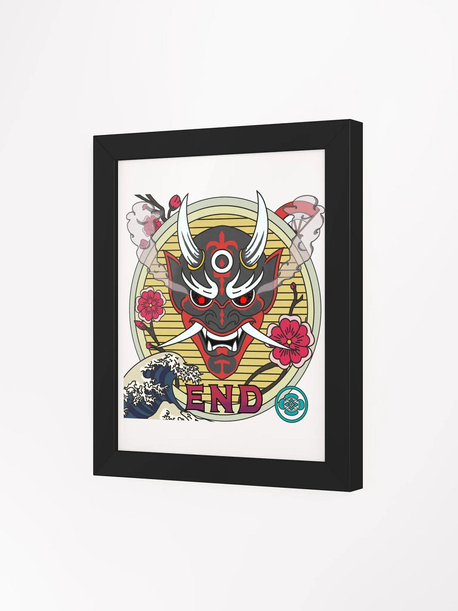 Demon Mask Zen Framed Poster product image (3)