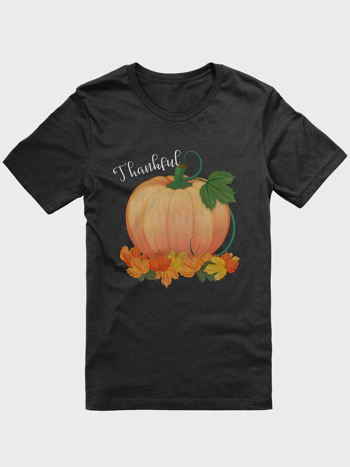 🍂 Thankful Pumpkin T-Shirt | Cozy Fall Thanksgiving Tee | Autumn Harvest Graphic Shirt product image (7)