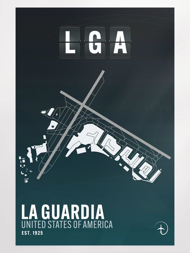 New York LGA Poster product image (1)