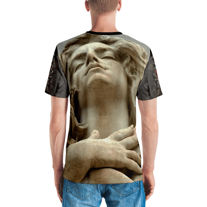 With The Hand On My Cross I Tee product image (2)