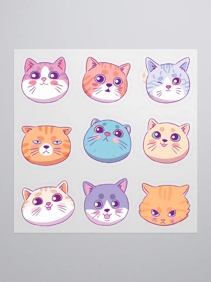 Whiskered Whimsy Sticker Set product image (2)