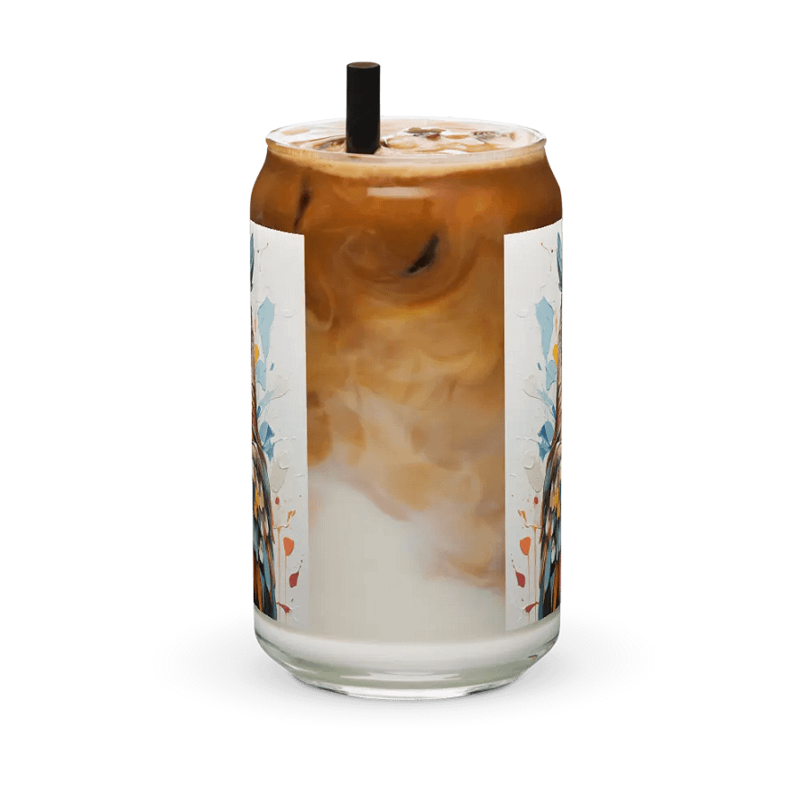 Mystic Plumage Owl Glass Can Sipper product image (12)