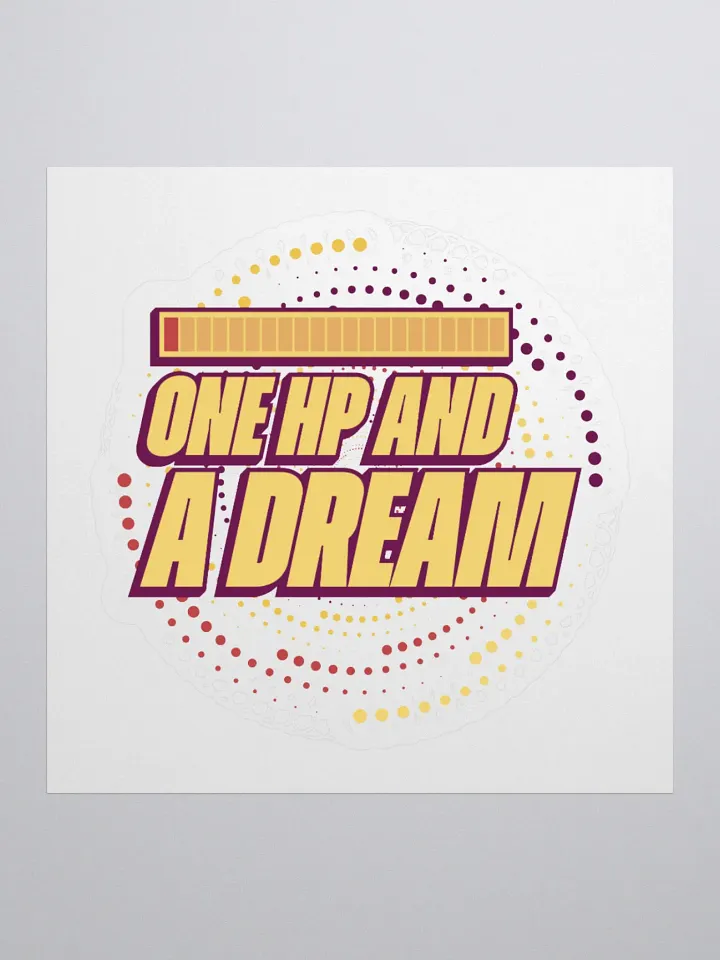 Sticker 1HP & a dream product image (1)