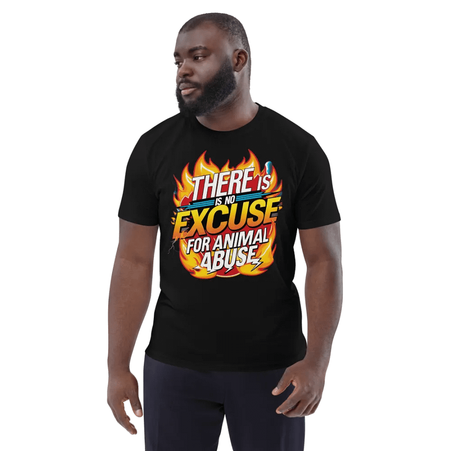 Flaming Message Organic Tee product image (3)