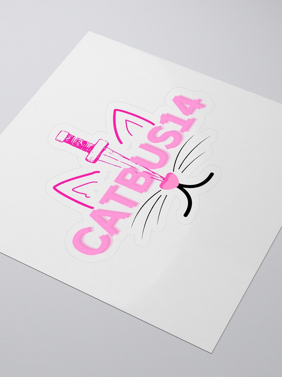 Catbus14 Stabby Tabby sticker product image (3)