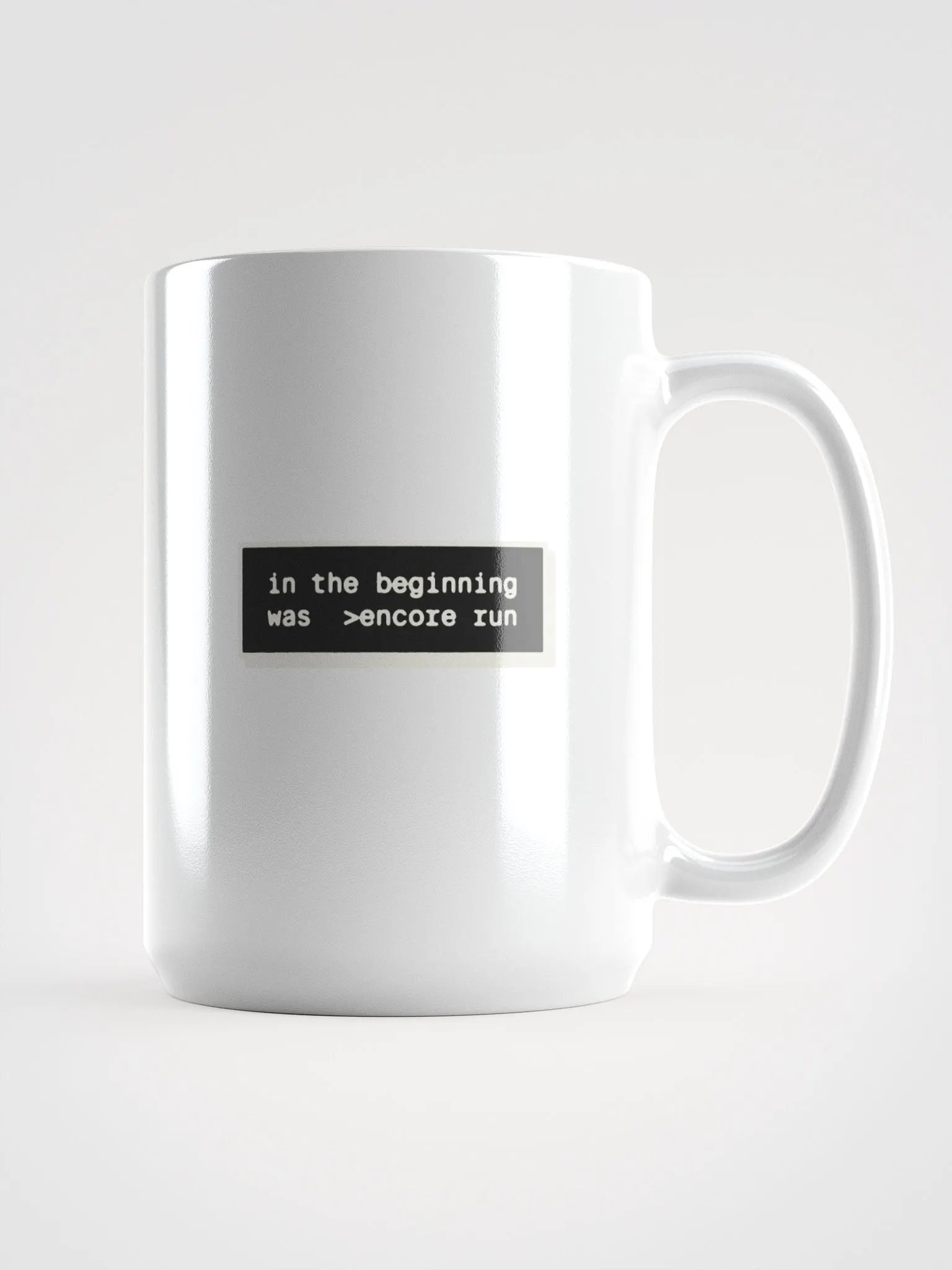 encore run Mug product image (1)