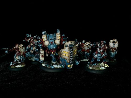 The Khador half of my 2 player kit from @steamforged_games . I had a lot of fun with this kit.  All of the models went togeth...