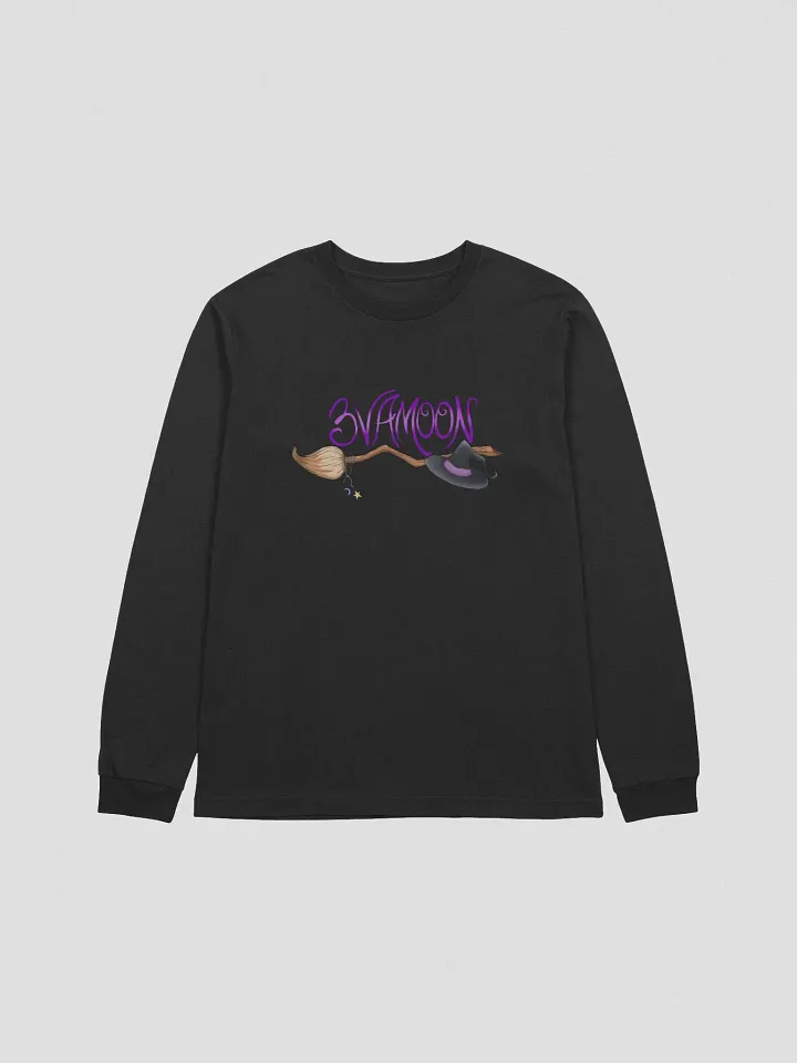 3VAMOON Witch Broom Long Sleeve T-shirt Unisex (see more for color options) product image (2)