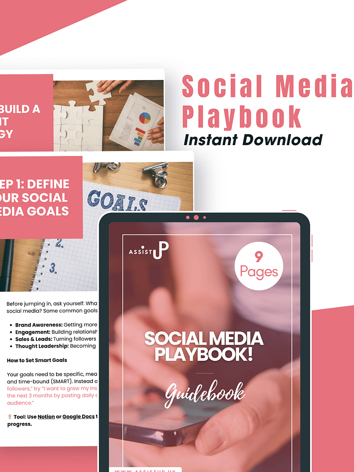 Social Media Playbook - Guidebook product image (2)