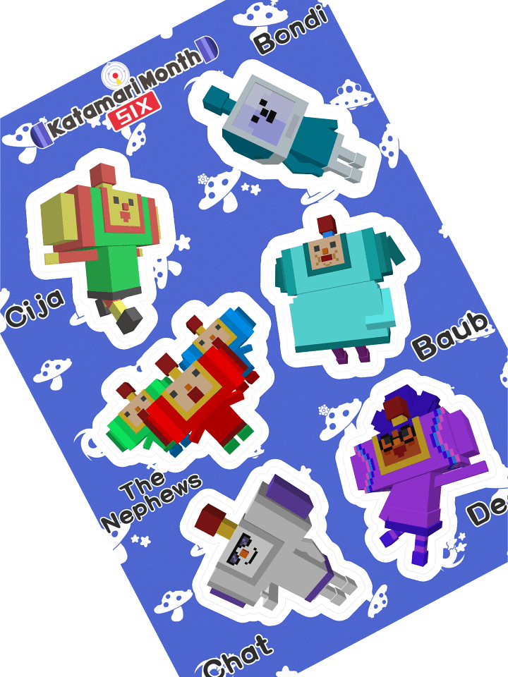 KDM6 OC Cousin Sticker Sheet #5 product image (1)