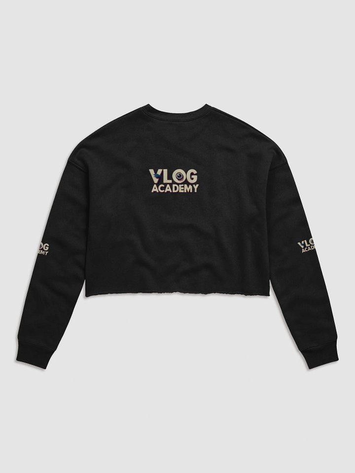 Vlog Academy Bella + Canvas Women's Fleece Crop Sweatshirt product image (4)
