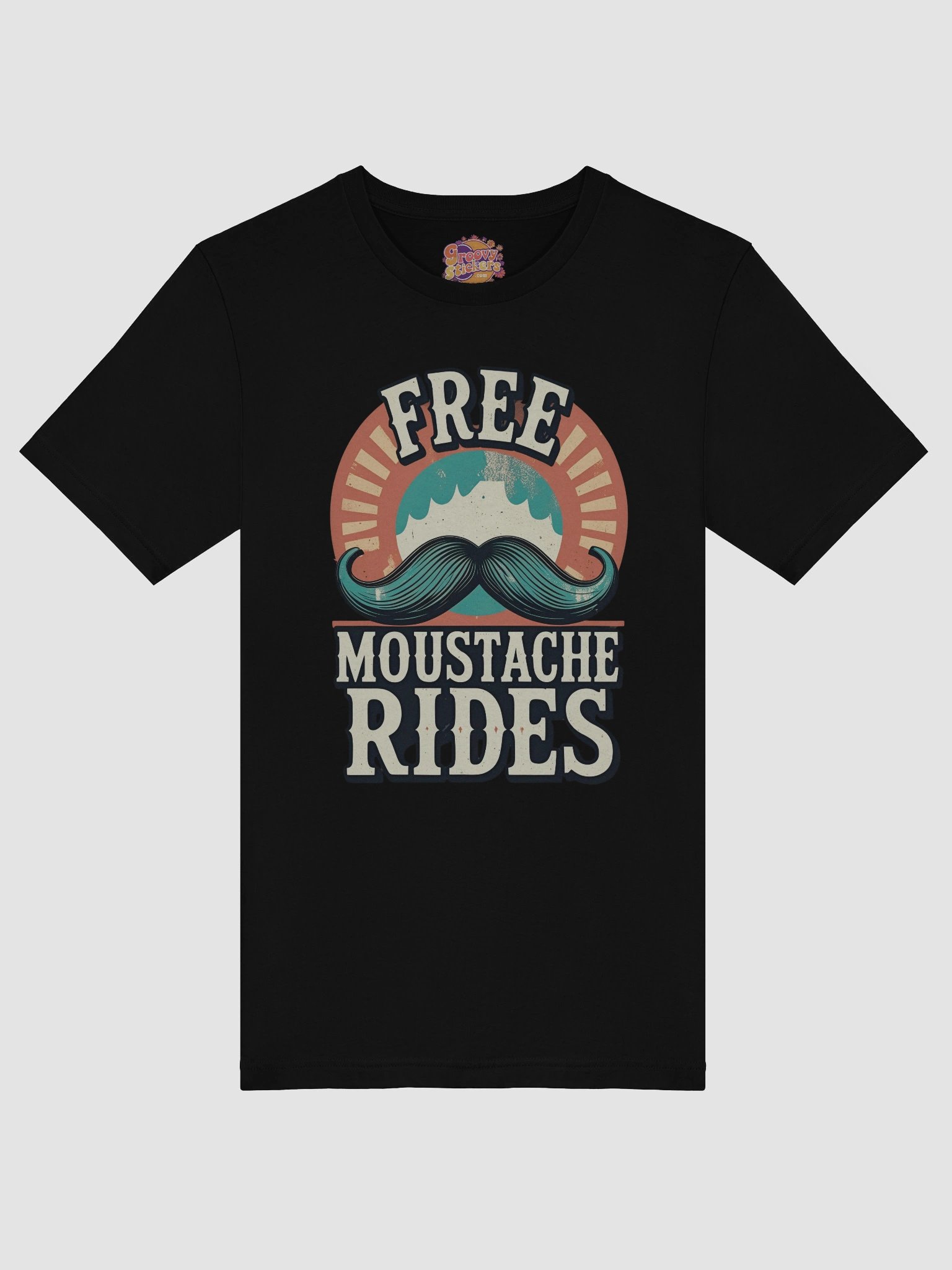 Retro Mustache Madness T-Shirt product image (6)