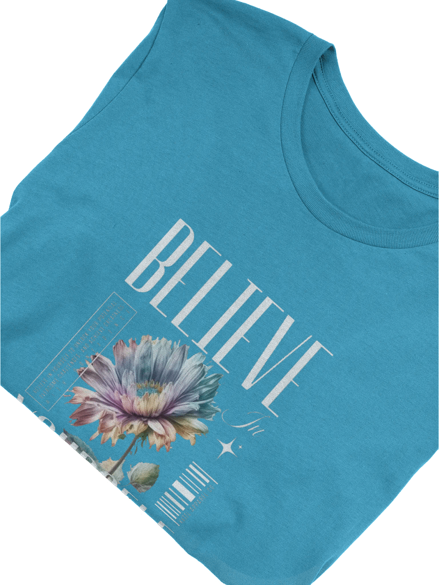 Believe in Yourself Floral T-Shirt for mindful people product image (5)