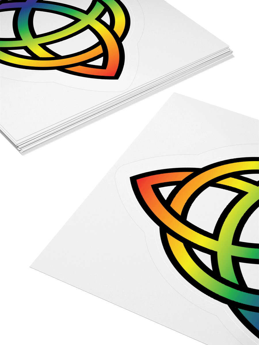 Rainbow Pride Gradient Celtic Knot Sticker product image (12)