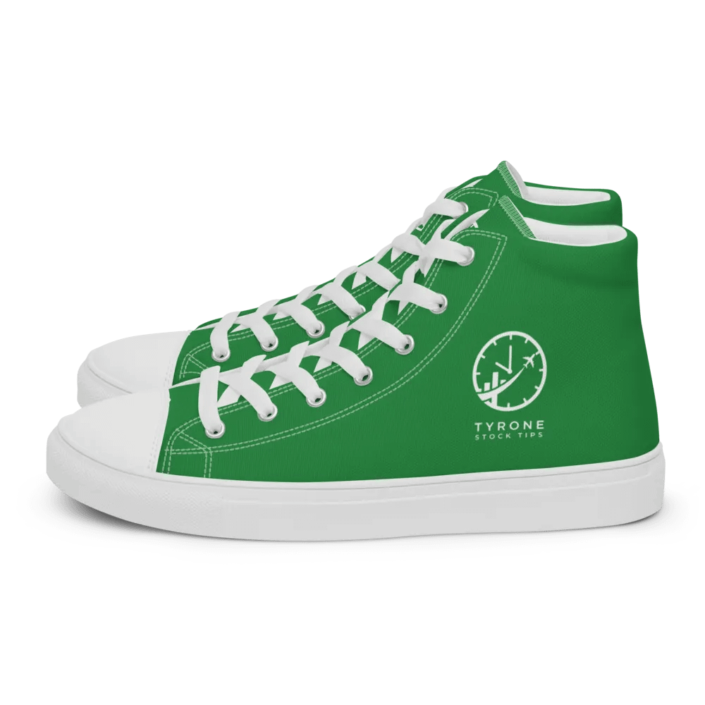 Green Classic White Logo Canvas High Tops product image (1)