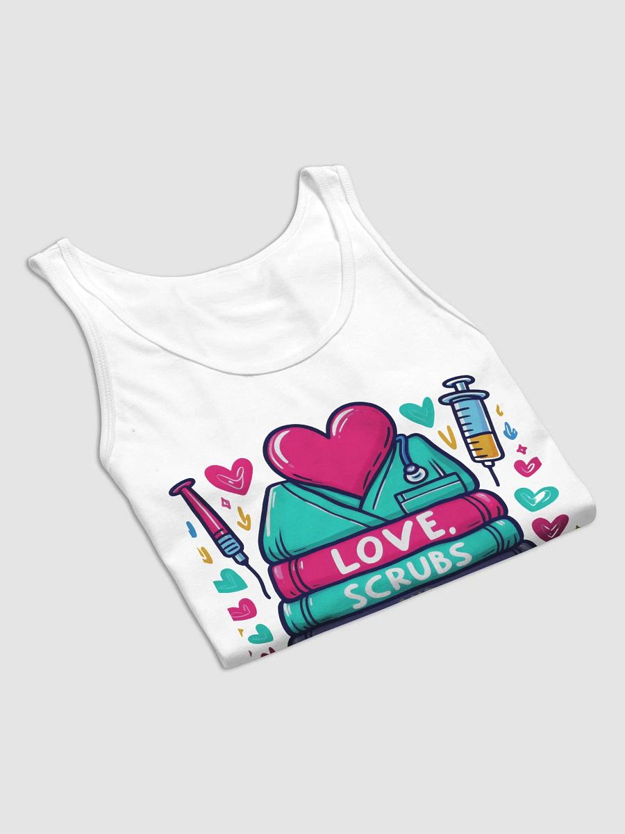 Love, Scrubs, and Medicine Illustrated Tank product image (66)