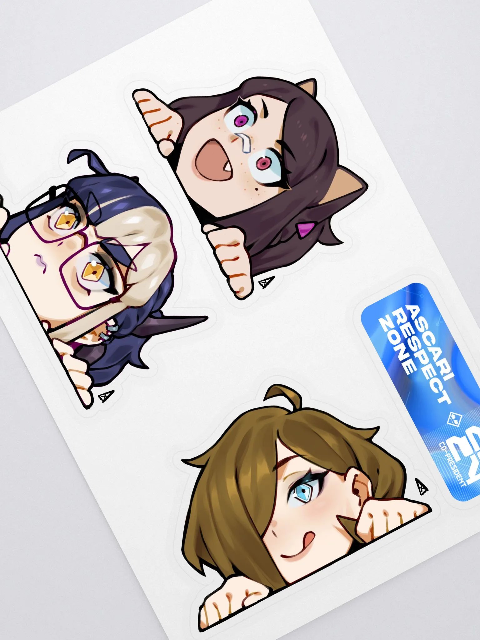 Peeker Stickers (Set of 3 + Bonus) product image (5)