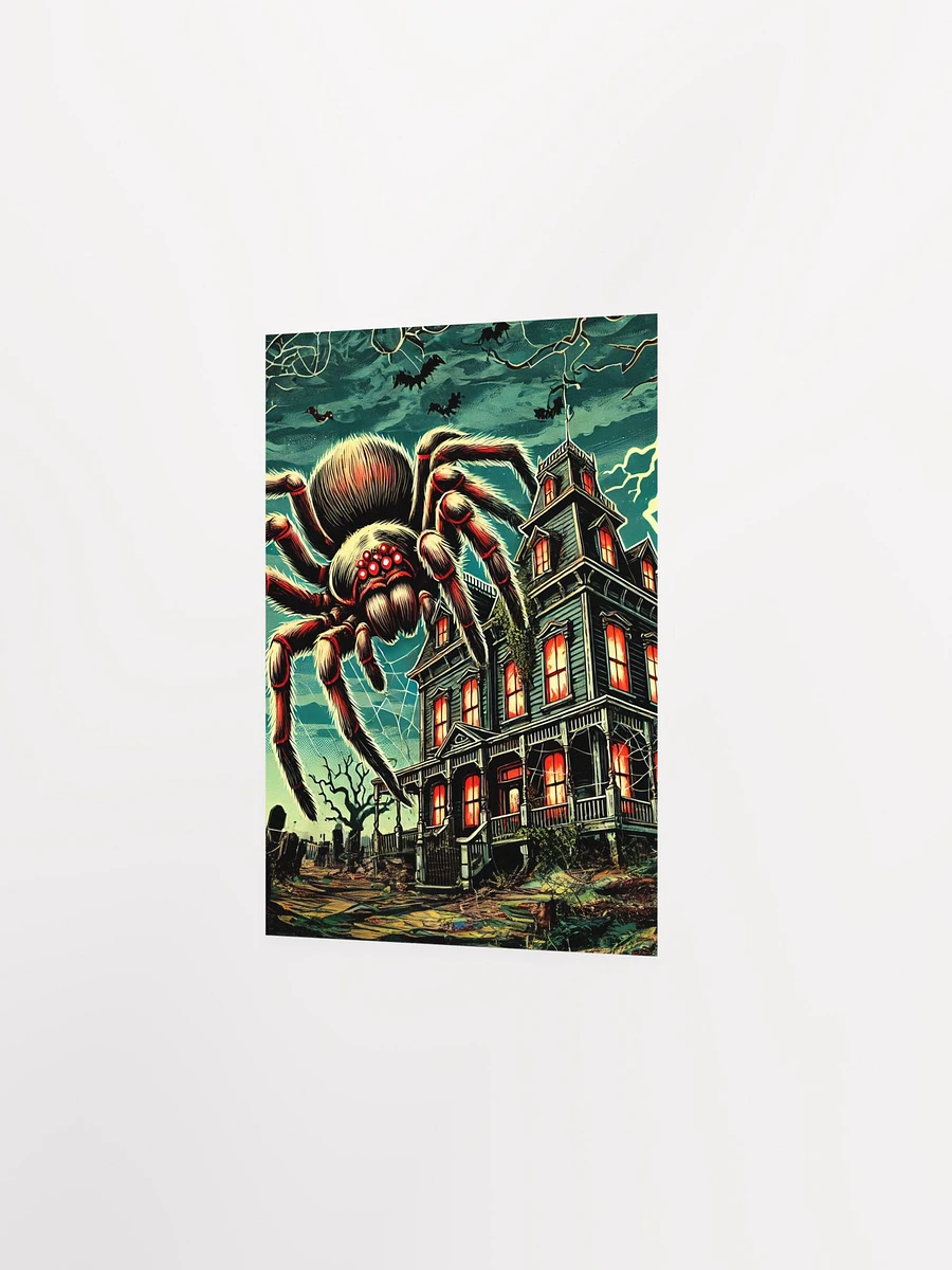 Giant Spider Haunted House Premium Matte Poster product image (15)