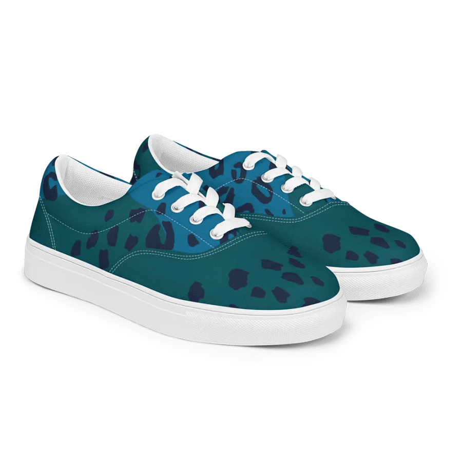 Teal Textured Dreams Women's Shoes product image (3)