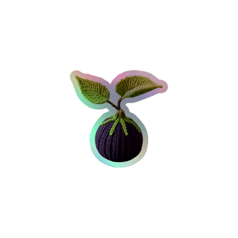 CozyAvocado Kiss-Cut Holographic Sticker Sheet Fig #1 product image (1)