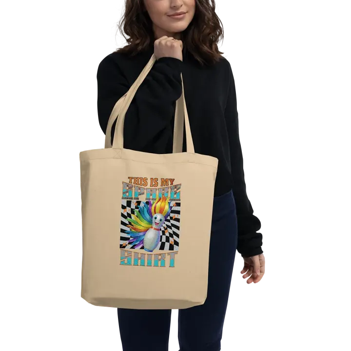 This Is My Spare Shirt Bowling Flame-haired Pin Tote Bag product image (2)