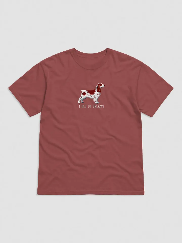 Field of Dreams T-Shirt(Embroidered) of a Field Spaniel(Liver & White) product image (9)