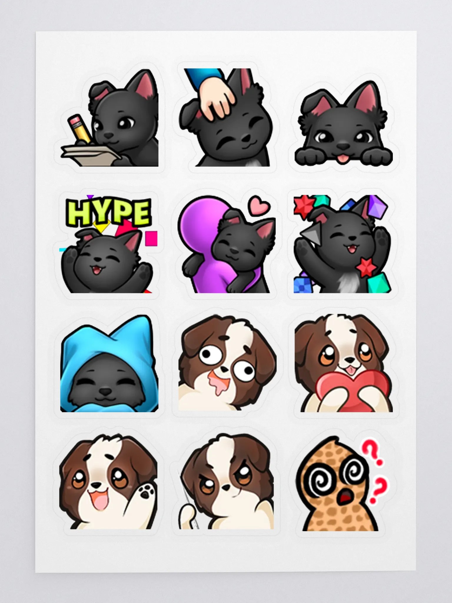 Patty_tv emote stickers product image (3)
