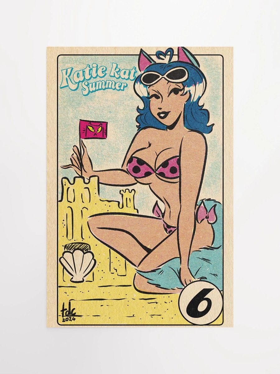Retro Summer Card -Print product image (4)