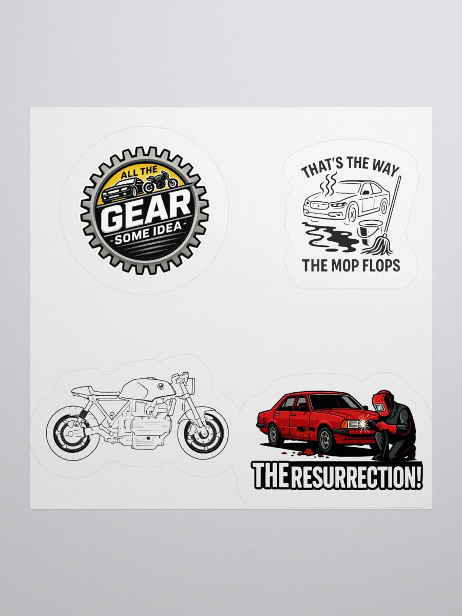 All The Gear Some Idea Sticker Kit product image (1)