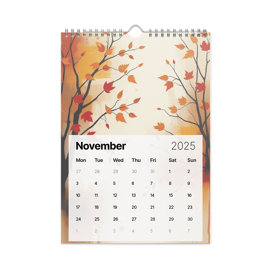 ART ABSTRACT WALL CALENDAR 2026 product image (11)